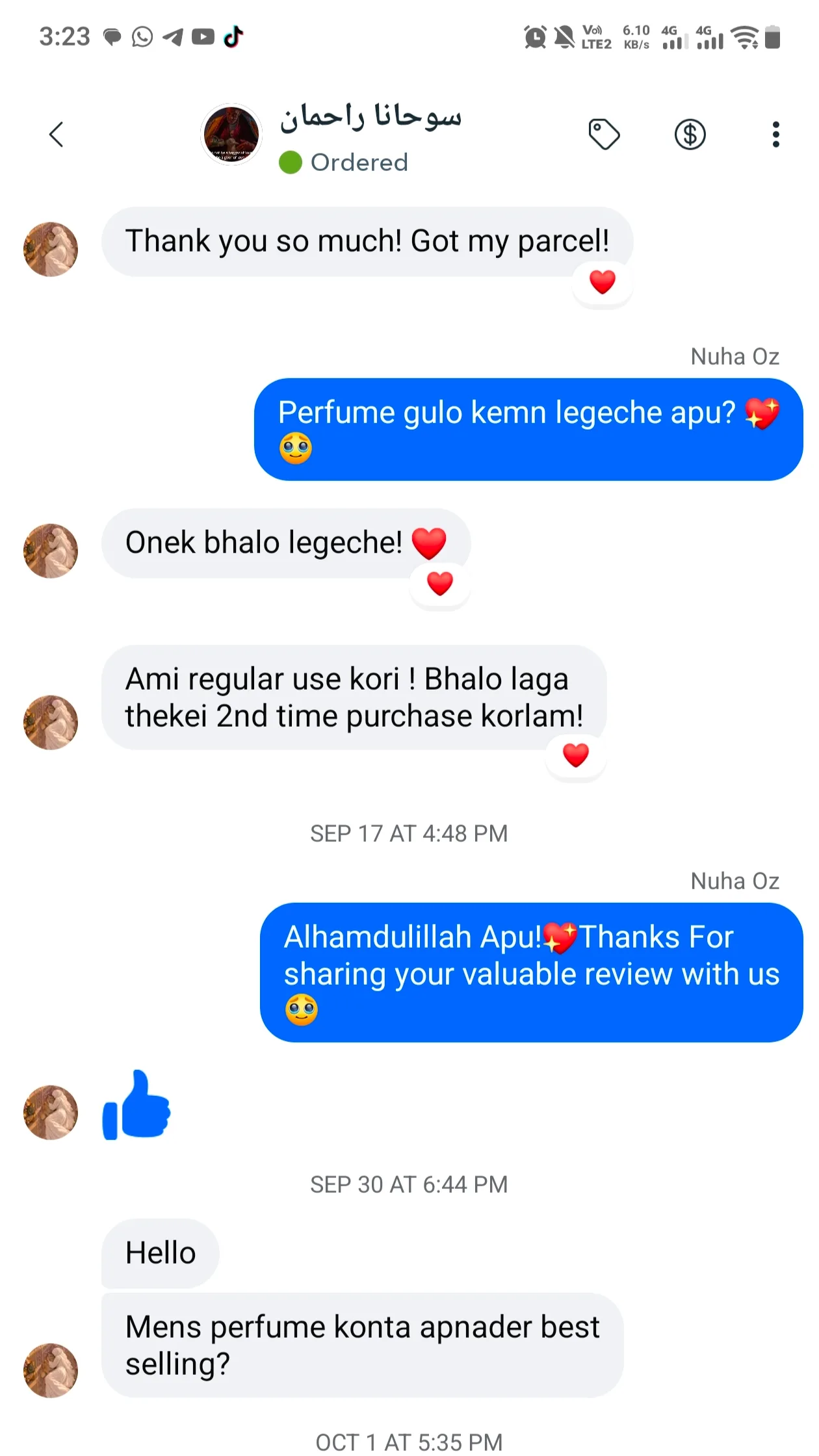 Aromaze customer review 5